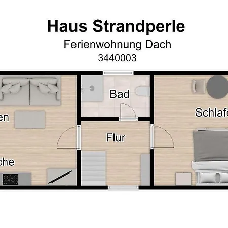 Haus Strandperle - Ferienwohnung Dach